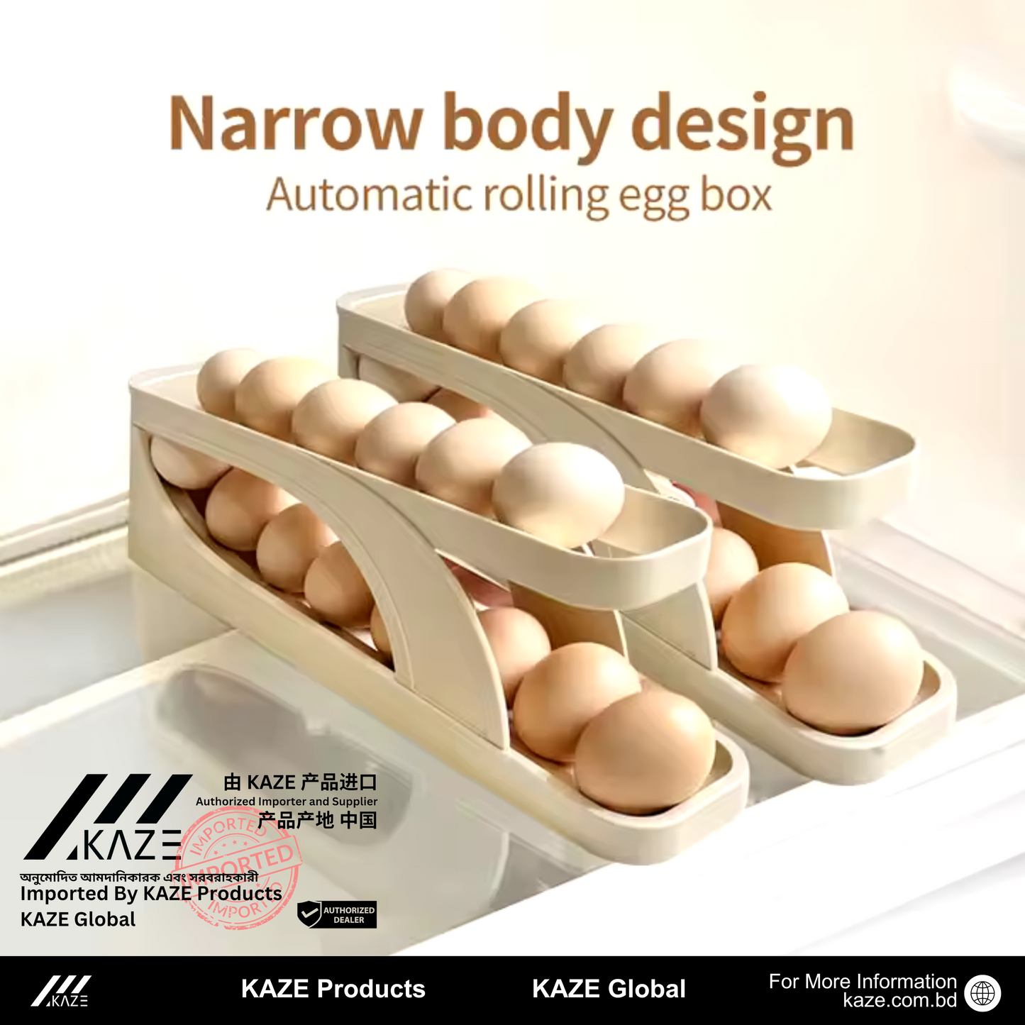 Egg Storage Roller Box